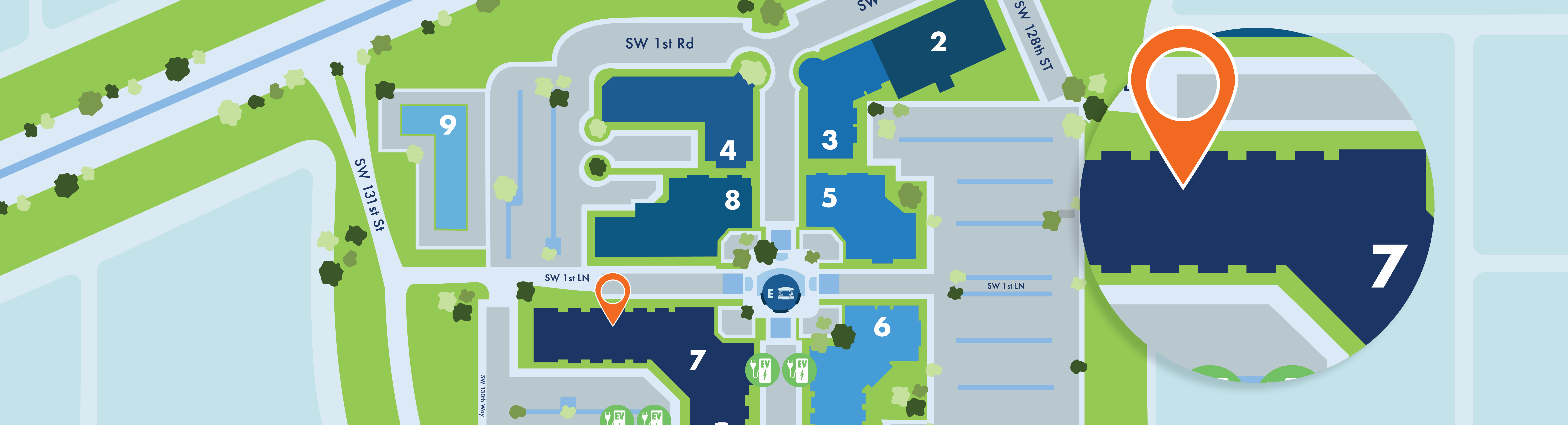 Engel and Völkers Gainesville Tioga Town Center Map